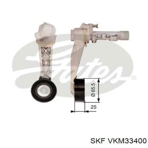 Tensor de correa poli V VKM33400 SKF