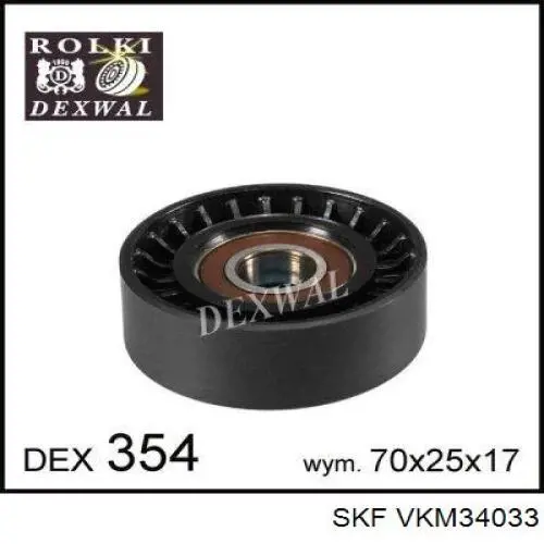 Tensor de correa poli V VKM34033 SKF