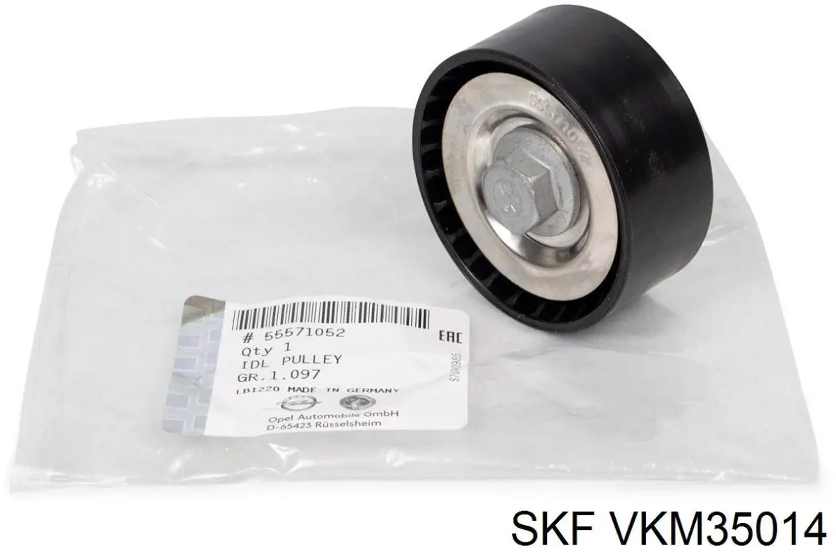 VKM35014 SKF polea inversión / guía, correa poli v