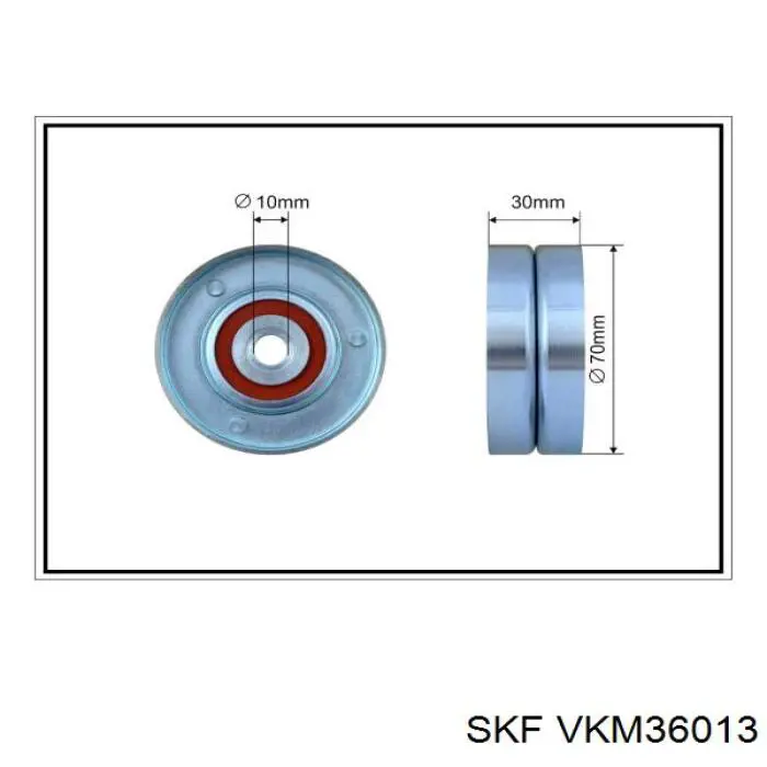 VKM36013 SKF polea inversión / guía, correa poli v