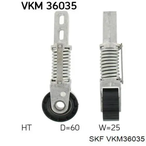 Tensor de correa accesorios SKF VKM36035 precio, desde 42,13 EUR