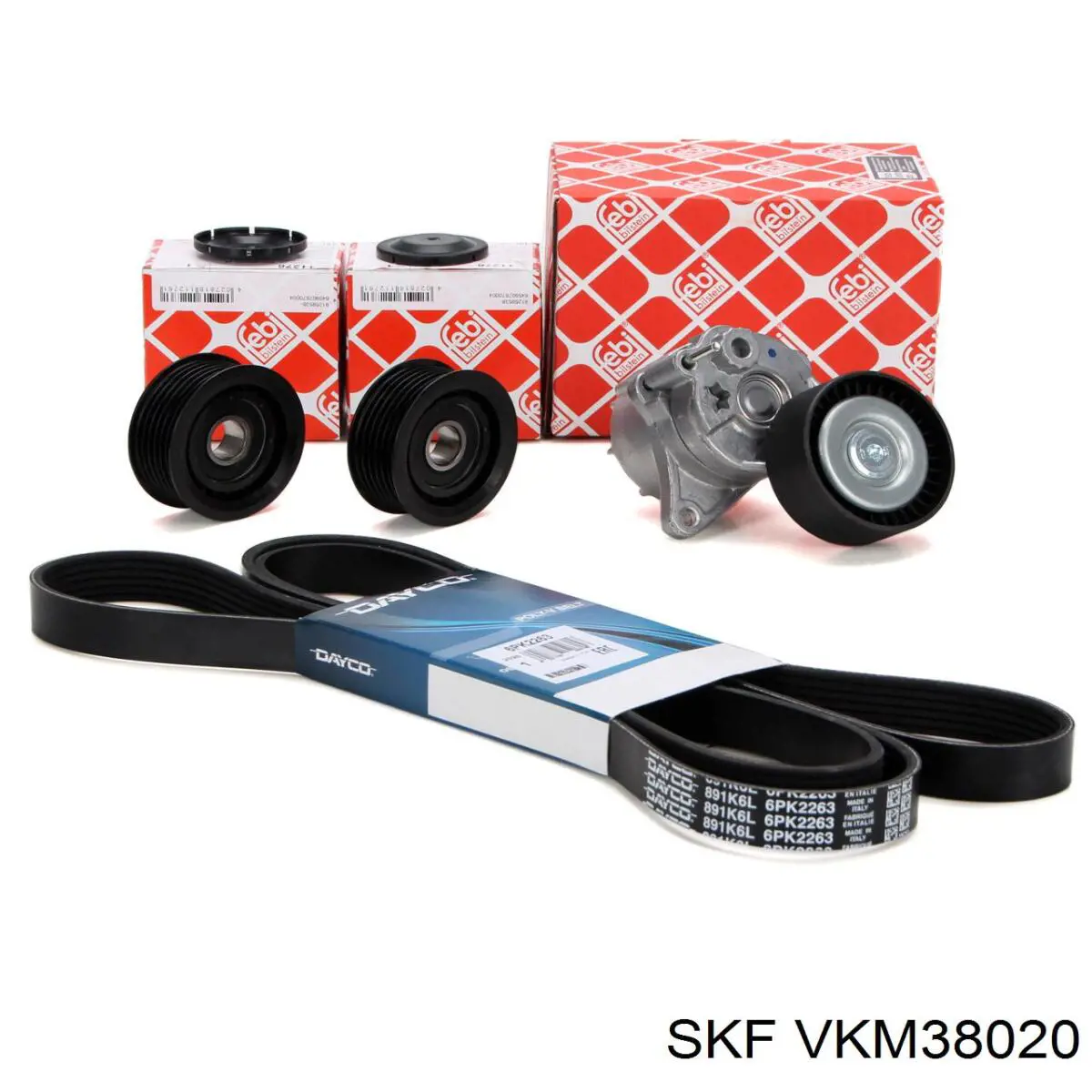 VKM38020 SKF Tensor de correa de alternador