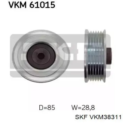 VKM 38311 SKF polea inversión / guía, correa poli v