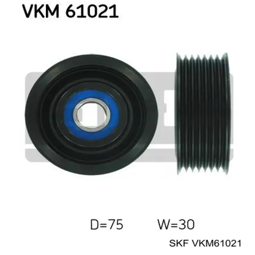 Comprar VKM61021 SKF Polea inversión/guía, correa poli V