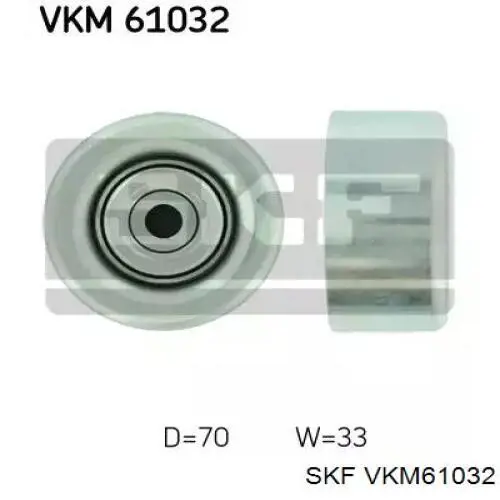 VKM 61032 SKF polea inversión / guía, correa poli v