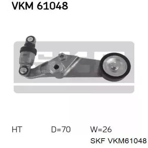 VKM61048 SKF tensor de correa poli v
