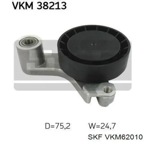 Polea inversión / guía, correa poli V VKM62010 SKF