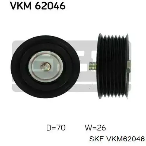 Polea inversión/guía, correa auxiliar servicios SKF VKM62046 precio, desde 33,70 EUR