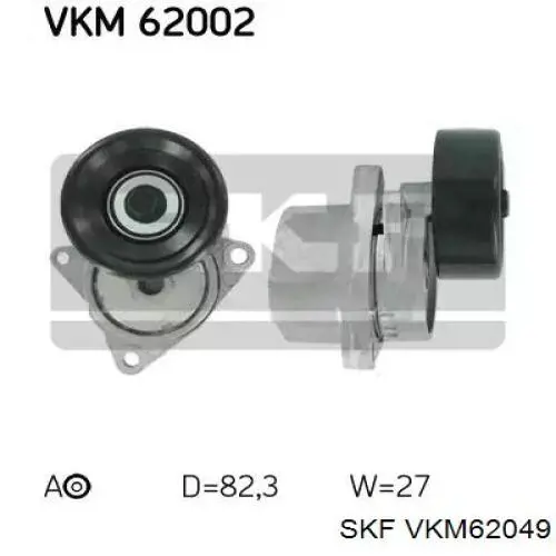 VKM62049 SKF Polea tensora