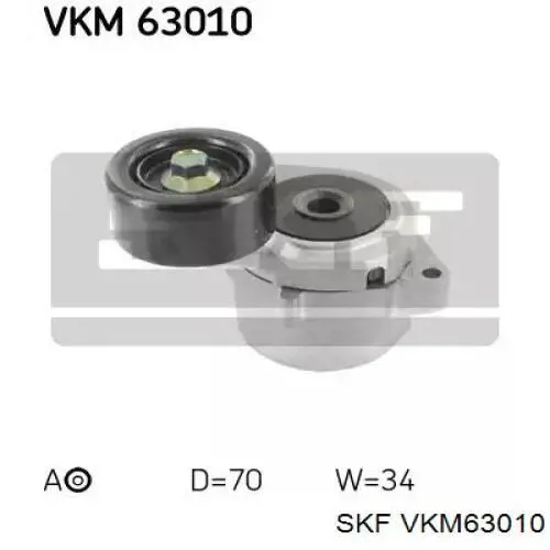 Tensor de correa accesorios SKF VKM63010 precio, desde 58,64 EUR