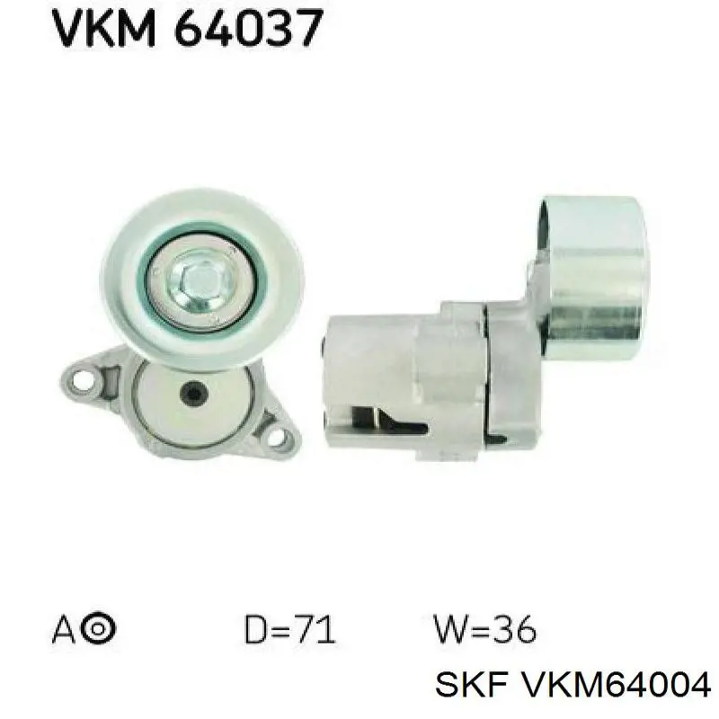 Comprar VKM64004 SKF Tensor de correa poli V 