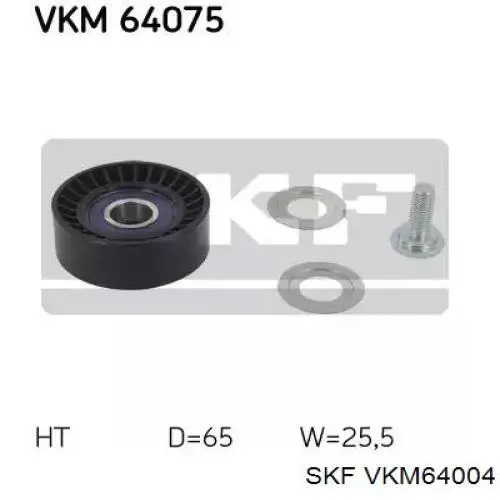 Tensor de correa poli V VKM64004 SKF