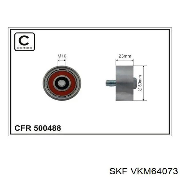 VKM 64073 SKF polea correa distribución