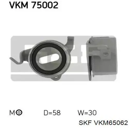 VKM65062 SKF polea tensora, correa poli v