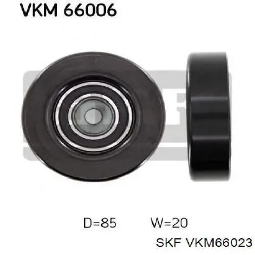 VKM 66023 SKF rodillo intermedio de correa dentada