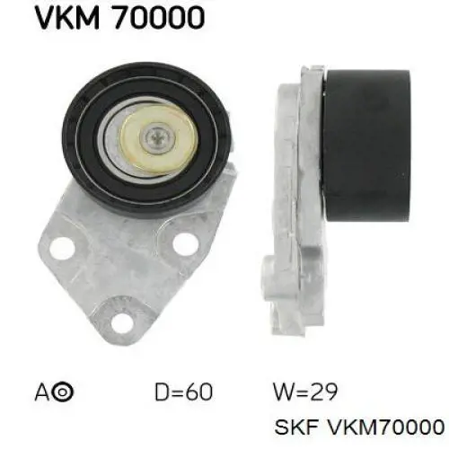 VKM 70000 SKF rodillo, cadena de distribución