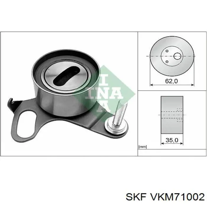 VKM71002 SKF tensor de la correa de distribución