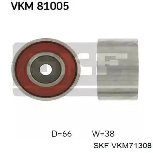 VKM71308 SKF tensor, correa dentada