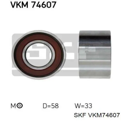 VKM 74607 SKF rodillo, cadena de distribución