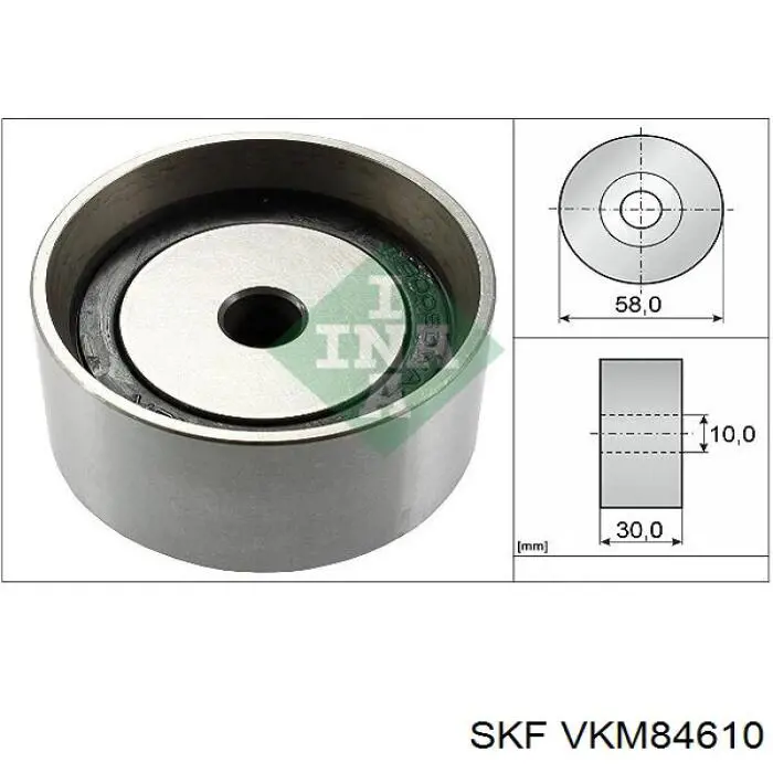 VKM84610 SKF polea correa distribución