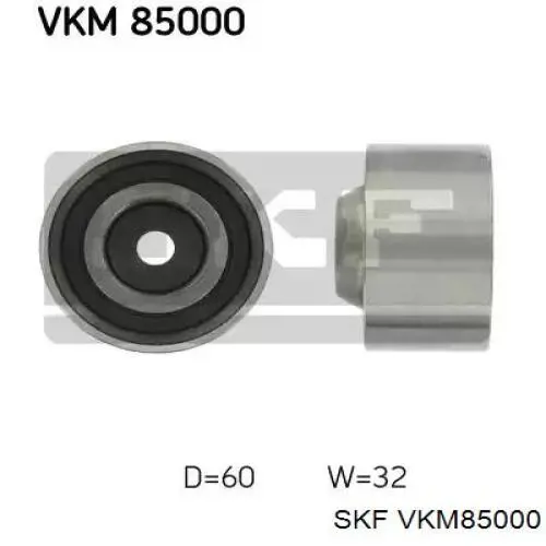 VKM85000 SKF Polea tensora intermedio de correa dentada