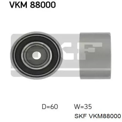 VKM88000 SKF rodillo intermedio de correa dentada