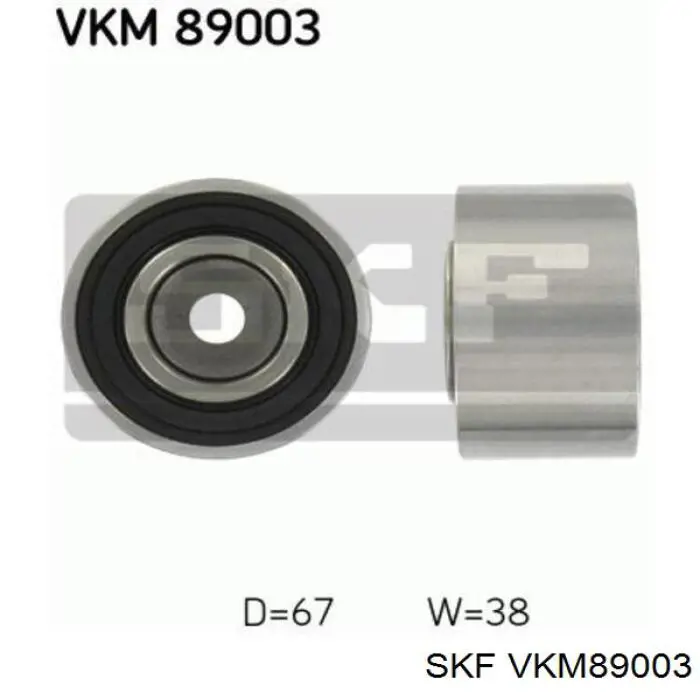VKM89003 SKF rodillo intermedio de correa dentada