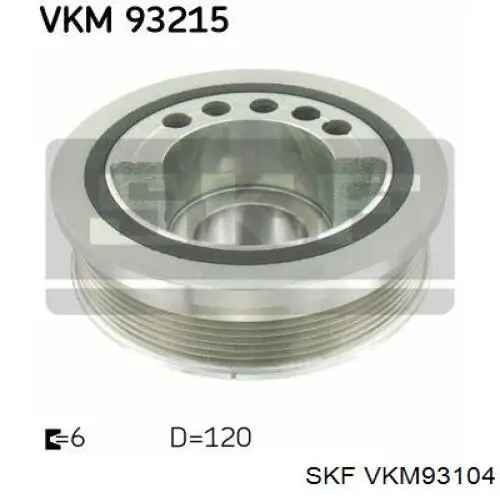 Polea, cigüeñal Volkswagen Golf 8 CD1, DA1