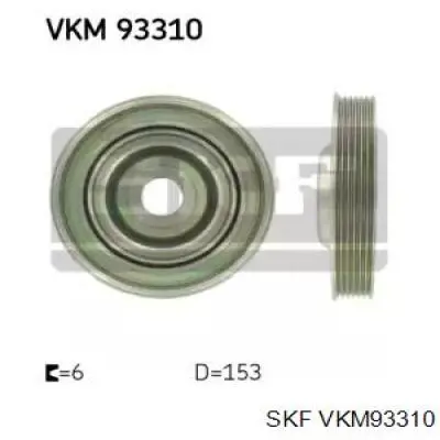 VKM93310 SKF polea de cigüeñal