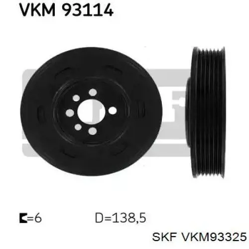 VKM 93325 SKF polea de cigüeñal