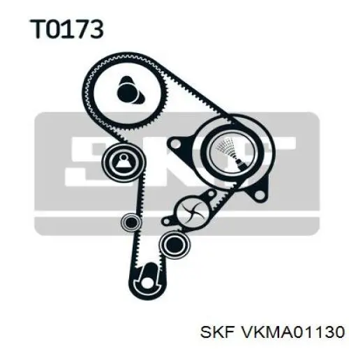 VKMA 01130 SKF kit correa de distribución