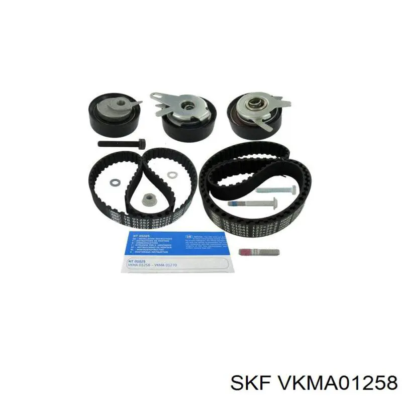 VKMA01258 SKF kit de correa de distribución