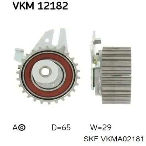 VKMA 02181 SKF kit de correa de distribución