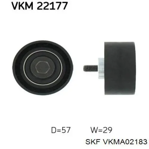 VKMA02183 SKF kit de correa de distribución