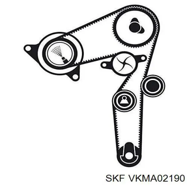 VKMA 02190 SKF kit de correa de distribución