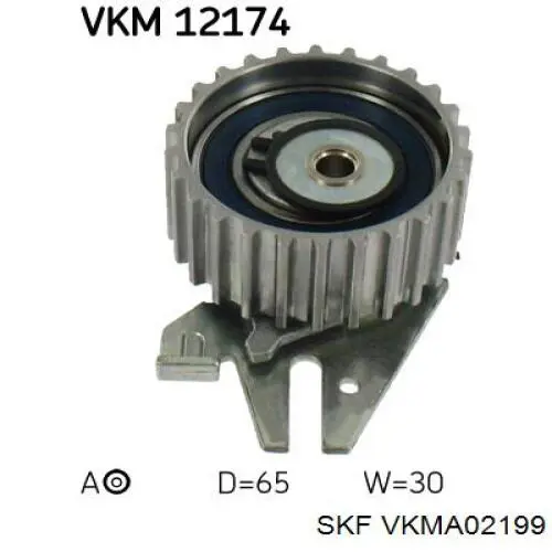 VKMA02199 SKF kit de correa de distribución
