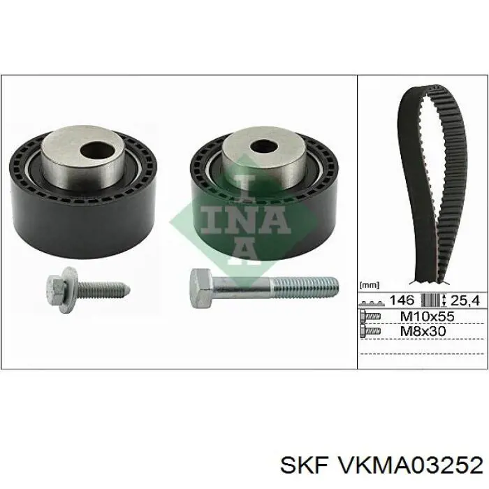 VKMA03252 SKF kit correa de distribución