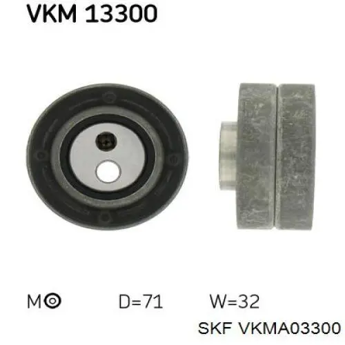 VKMA 03300 SKF kit correa de distribución