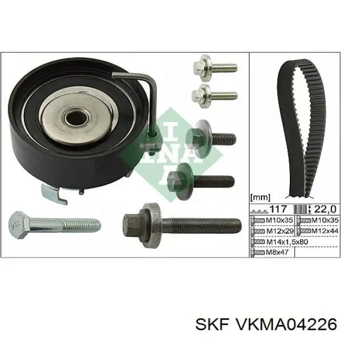 Comprar VKMA04226 SKF Kit de correa de distribución