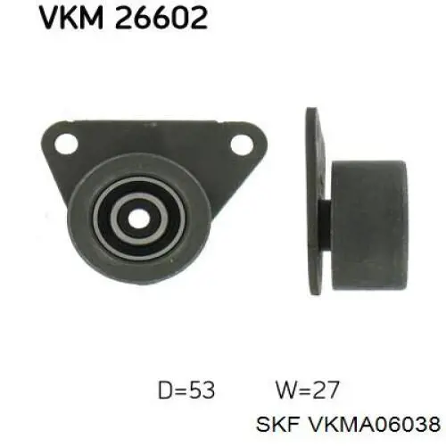 VKMA 06038 SKF kit de correa de distribución