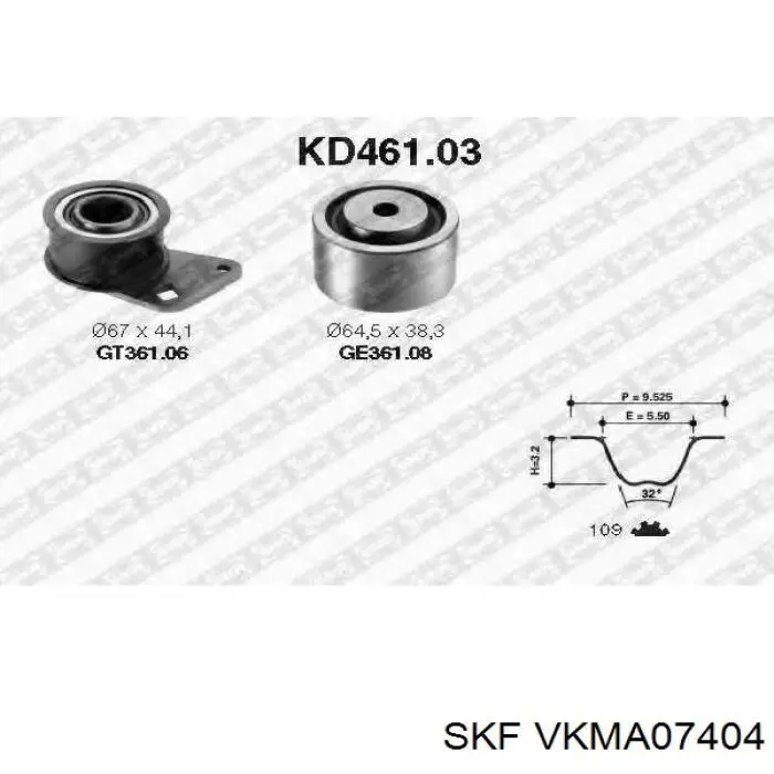 VKMA07404 SKF kit de distribución