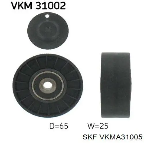 VKMA 31005 SKF correa de transmisión