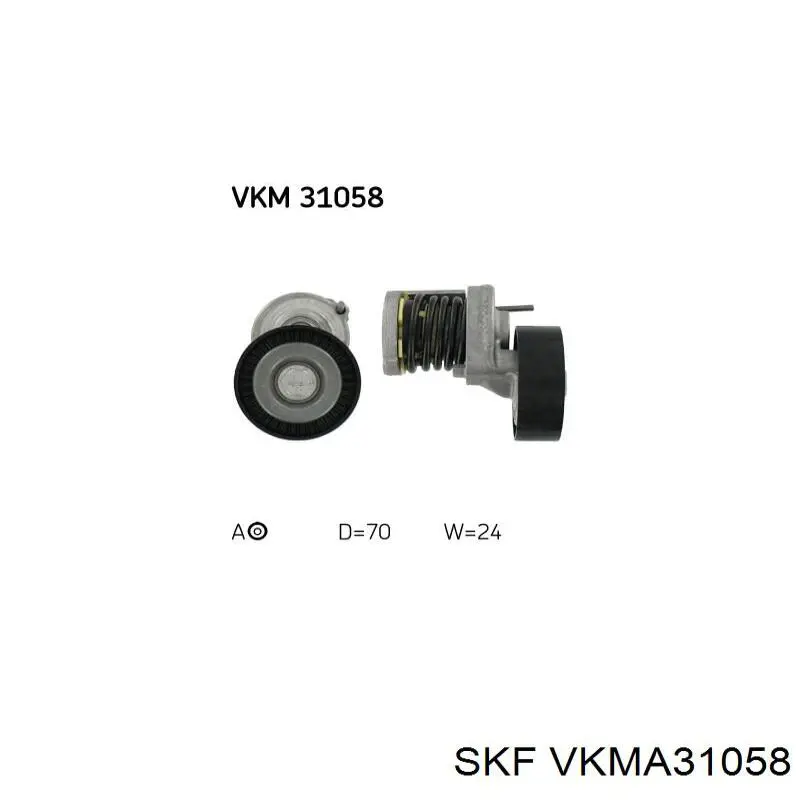 VKMA31058 SKF correa de transmisión