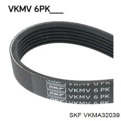 VKMA 32039 SKF correa de transmision, juego completo