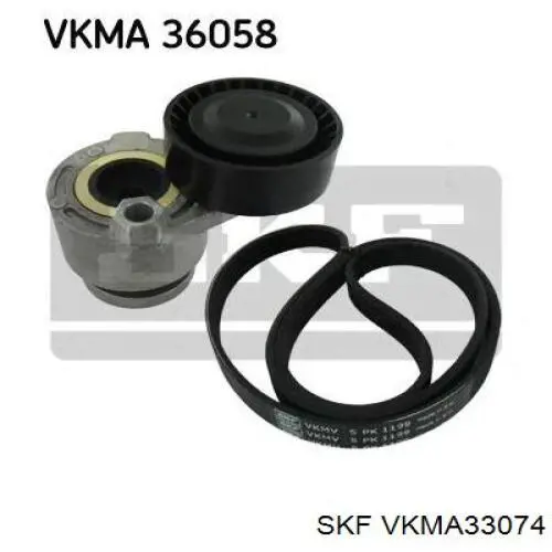 Correa de transmisión VKMA33074 SKF