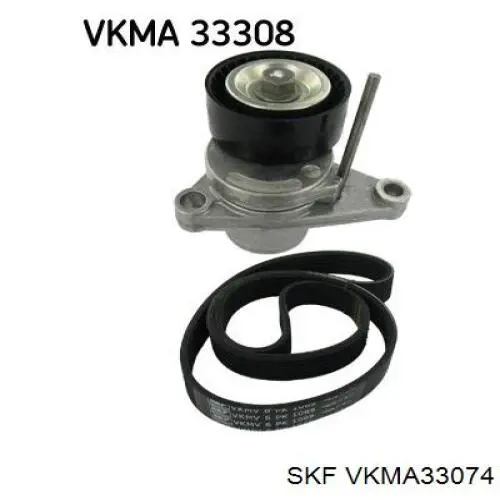 VKMA 33074 SKF correa de transmision, juego completo