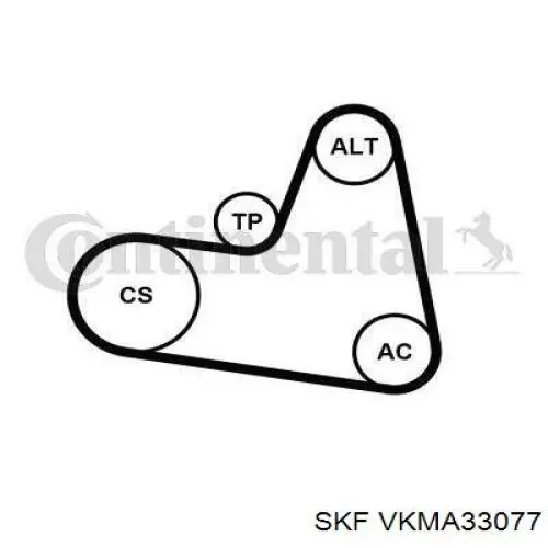 Comprar 6PK962K1 Continental/Siemens Correa de transmisión