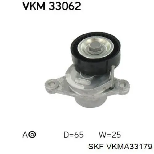 VKMA 33179 SKF correa de transmision, juego completo