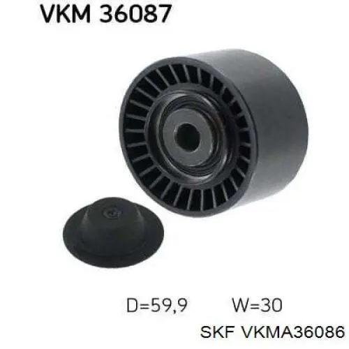 VKMA36086 SKF correa de transmisión