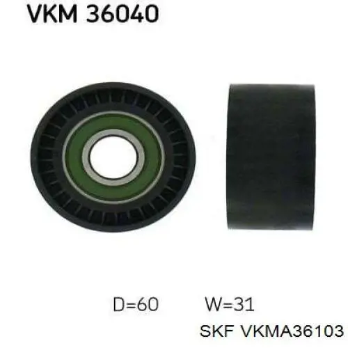 VKMA36103 SKF kit de correa de distribución